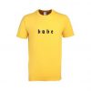 Babe Logo Yellow Shirt