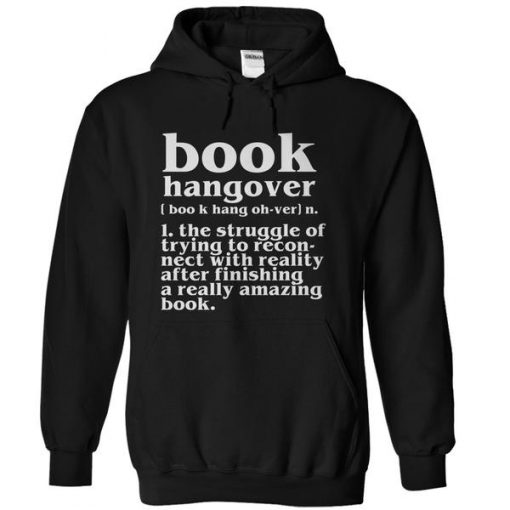 Book Hangover Hoodie Black