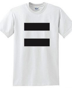 Equal Black Sign T Shirt