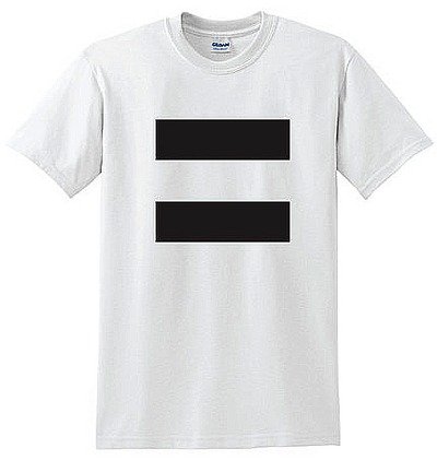 equal sign t shirt