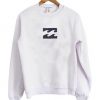 Horizontal White Fire Sweatshirt