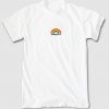 unhappy rainbow shirt white