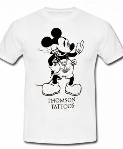 Mickey Mouse Thompson Tattos T Shirt