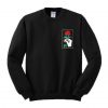 Hand Holding a Rose Printed Sweatshirt