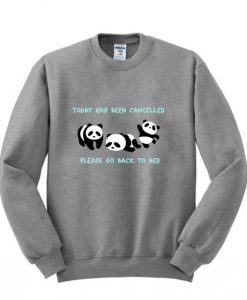 Today has been cancelled sweatshirt