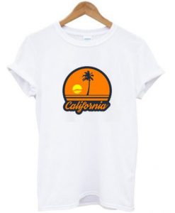 California Sunset Beach T shirt