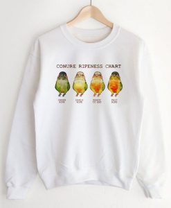 Conure Ripeness Chart Sweatshirt