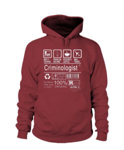Criminologist Graphic Hoodie