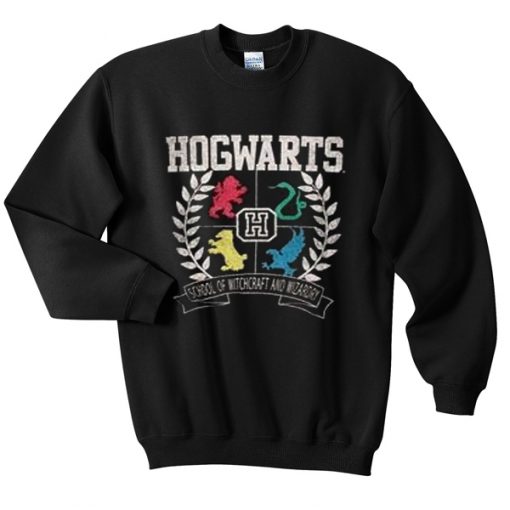 Hogwart Dormitory Logo Sweatshirt
