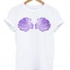 mermaid shell boobs t-shirt