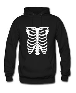 skeleton graphic hoodie