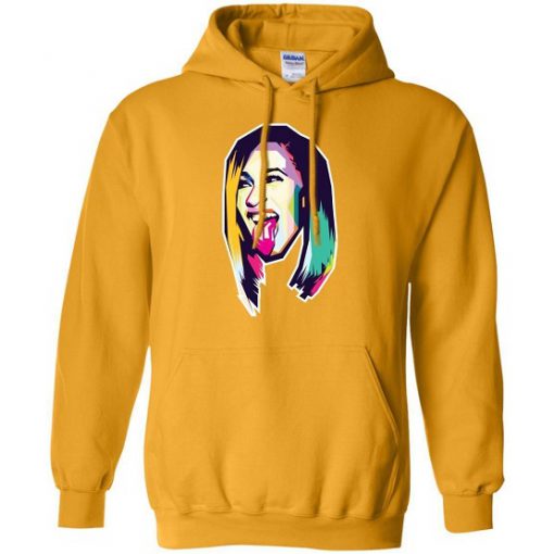 Cardi B Graphic Colors Hoodie