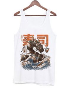 Great Sushi Dragon Tank-top