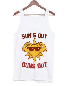 Sun’s Out Guns Out Racerback Tank Top