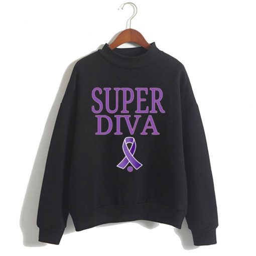 Super Diva Cancer Ruther Bader Ginsburg Sweatshirt