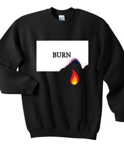 burn fire sweatshirt