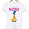 marge simpson anaconda t shirt