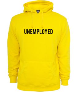 unemployed font Hoodie