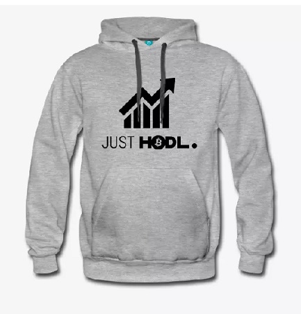 Just Hodl Graphic Hoodie