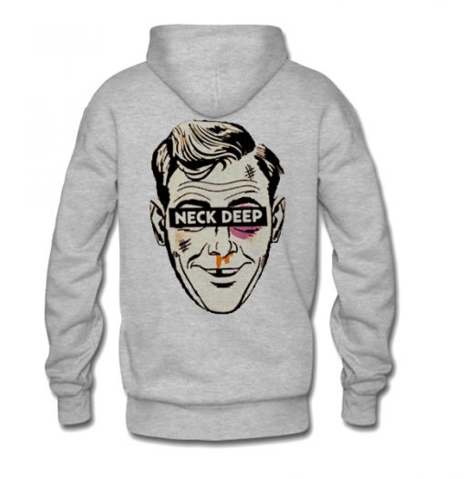 Neck deep back hoodie