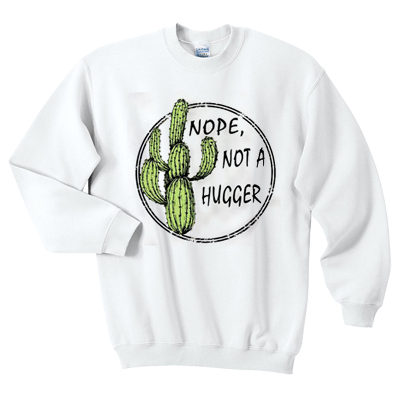 nope not a hugger shirt