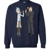 Rick Sanchez vs Archer Drink Wine Sweatshirt