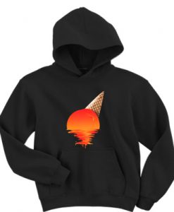 Sunset Ice Cream Artistic Hoodie