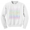 baisable font sweatshirt