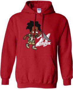 21 Savage Bart Simpson Hoodie