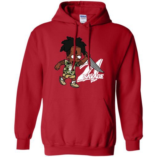 21 Savage Bart Simpson Hoodie