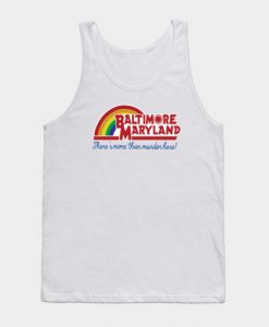 Baltimore Maryland Reading Rainbow Tank Top