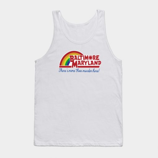 Baltimore Maryland Reading Rainbow Tank Top