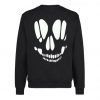 Cut Out Skull Sweatshirt back
