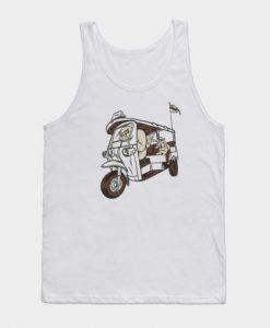 Gorilla Tuk Tuk with passengers Tank Top
