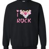 I Love Rock Pink Panther Sweatshirt