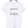 Nomophobia Meaning T Shirt