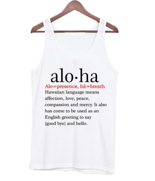 Aloha Definition Unisex Tank Top