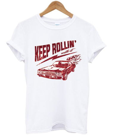 free people keep rolling graphic tee