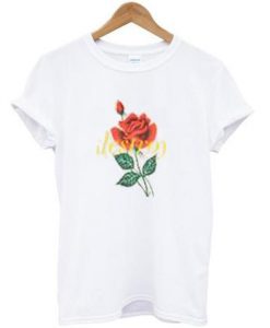 destroy rose t shirt