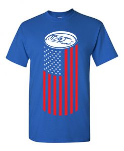 America Drinking Beer Can t shirt