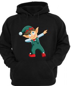 Christmas Dabbing Boy Elf Hoodie