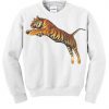 Jumping Tiger Graphic Sweatshirt