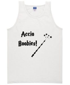 accio boobies Harry Potter tanktop