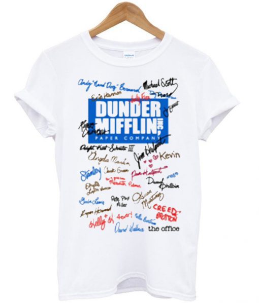 Dunder Mifflin Signed T Shirt