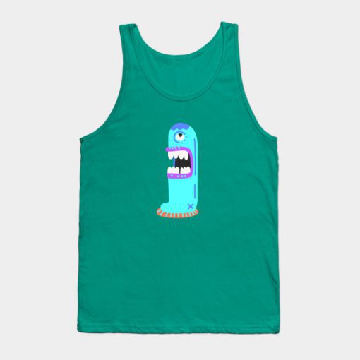 Finger Funny Cartoon Tank Top