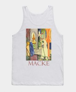 In the Temple Hall by August Macke Tank Top