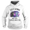 Just a woman who loves Toothless and Stitch Hoodie