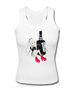 alice in wonderland drink me jack daniel tanktop