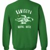 Kamiseya Naval Base Sweatshirt Back