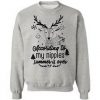according to my nipples summer is over Sweatshirt